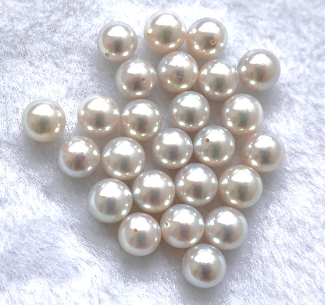 Japanese Akoya pearls AAA Matama grey 8.5-9mm top grade big loose ...